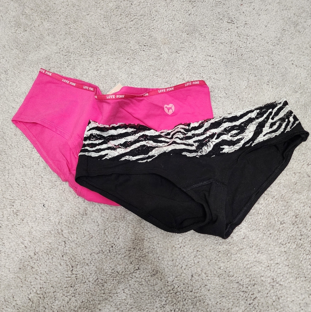 Vintage Victoria's Secret Pink Panties Set